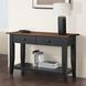 Joplin Black and Brown Rectangular Sofa Table