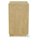 Oakridge Stylish Weathered Tan Natural 2 Drawer Nightstand with USB Charging