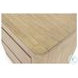 Oakridge Stylish Weathered Tan Natural 2 Drawer Nightstand with USB Charging