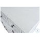 Coastal Point Fresh White and Soft Grey Glaze 7 Drawer Chest