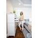Coastal Point Fresh White and Soft Grey Glaze 7 Drawer Chest