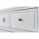 Coastal Point Fresh White and Soft Grey Glaze 7 Drawer Dresser