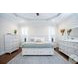 Coastal Point Fresh White and Soft Grey Glaze 7 Drawer Chest