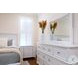 Coastal Point Fresh White Finish and Soft Grey Glaze Queen Bed with Storage