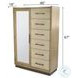 Vista Verde Muted Earth Tones and Clay Performance Fabric Bedroom Set