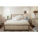Vista Verde Muted Earth Tones and Clay Performance Fabric King Upholstered Bed