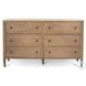 Maplewood Warm Maple 6 Drawer Dresser