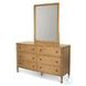 Maplewood Warm Maple 6 Drawer Dresser