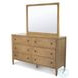 Maplewood Warm Maple 6 Drawer Dresser
