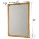 Maplewood Warm Maple Rectangular Dresser Mirror