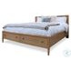 Maplewood Warm Maple King Low Profile Platform Bed with Storage