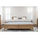 Maplewood Warm Maple King Low Profile Platform Bed with Storage