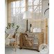 Beachcomber Wicker And Mahogany End Table