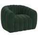 Stacy Hunter Green Upholstered Swivel Chair