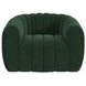 Stacy Hunter Green Upholstered Swivel Chair