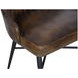 Galway Antique Whiskey Leather Dining Chair
