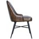 Galway Antique Whiskey Leather Dining Chair