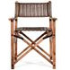 Galway Antique Whiskey Leather Folding Dining Chair