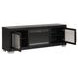 Ashbourne Black 72" TV Stand with LED Fireplace and USB Charging