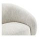 Savino Beige Upholstered Swivel Chair