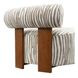 Niobe Beige Upholstered Accent Chair