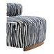 Niobe Midnight Blue Upholstered Accent Chair