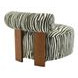Niobe Green Upholstered Accent Chair