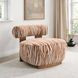 Niobe Rustic Orange Upholstered Accent Chair
