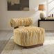Niobe Yellow Upholstered Accent Chair