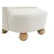 Karey White Upholstered Accent Chair
