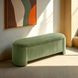 Grainne Green Upholstered 51" Accent Bench with Storage