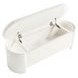 Grainne White Upholstered 51" Accent Bench with Storage
