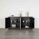 Forger Weathered Black and Silver 4 Door Server