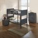 Witham Charcoal Brown Twin Over Full Bunk Bed