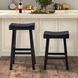 Biasca Black 24" Counter Height Stool Set of 2