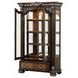 Promenade Dark Brown Lighting Curio Cabinet