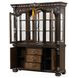 Promenade Dark Brown Lighting Hutch and Buffet