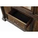 Promenade Dark Brown Lighting Hutch and Buffet