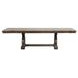 Leovanni Dark Brown 114" Extendable Rectangular Dining Table