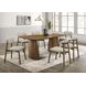 Alnwick Walnut 71" Rectangular Dining Room Set
