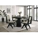 Tottenham Black 48" Round Dining Table