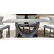 Portanova Silver 79" Rectangular Dining Table with Marble Top