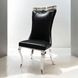 Palazzo Black and Silver Side Chair Set of 2