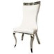 Palazzo White and Silver Side Chair Set of 2