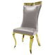 Palazzo Silver and Gold Side Chair Set of 2