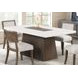 Grasten Dark Walnut Rectangular Dining Room Set