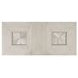 Argenthart Light Gray Extendable Rectangular Glass Top Dining Room Set