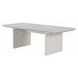 Argenthart Light Gray Extendable Rectangular Glass Top Dining Room Set