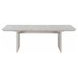 Argenthart Light Gray Extendable Rectangular Glass Top Dining Room Set