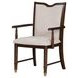 Westerham Beige Upholstered Arm Chair Set of 2